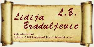 Lidija Braduljević vizit kartica